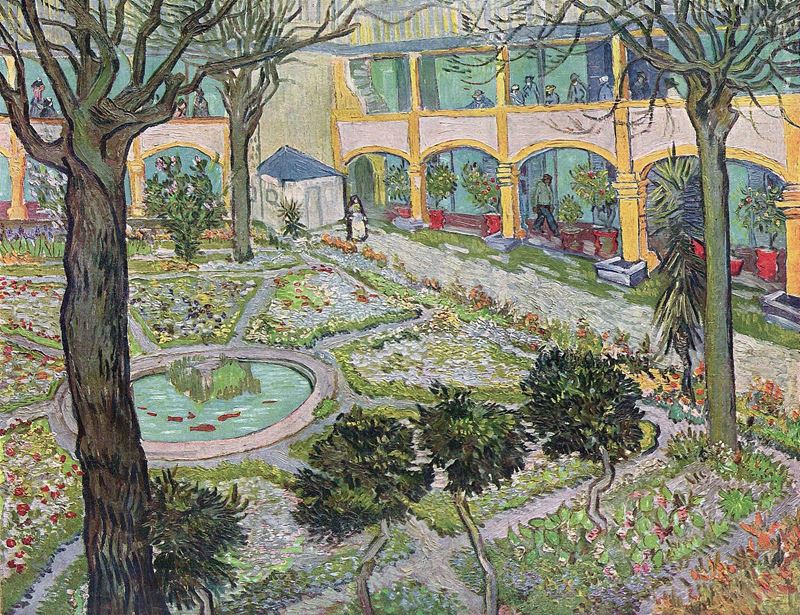 Picture for The Courtyard of the Hospital at Arles, 1889