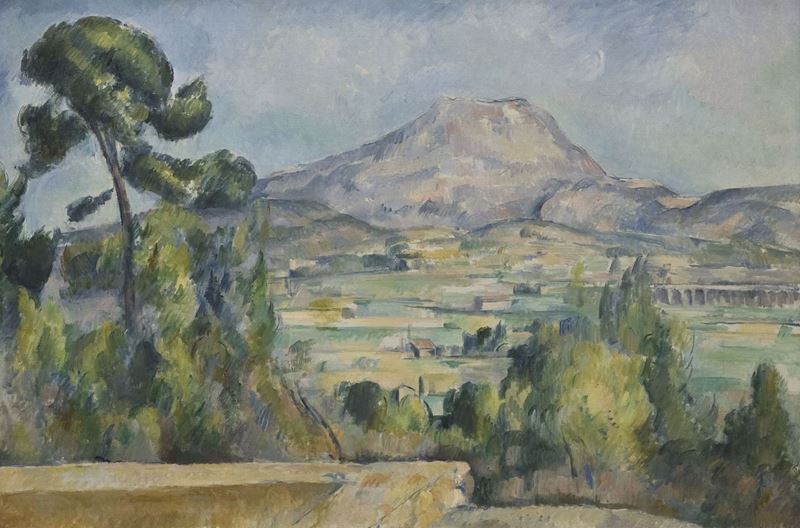 Sainte-Victoire Dağı, 1890 resmi