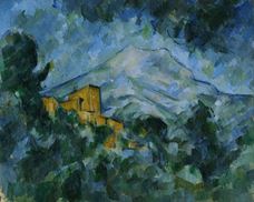 Sainte-Victoire Dağı ve Kara Şato, 1904-1906