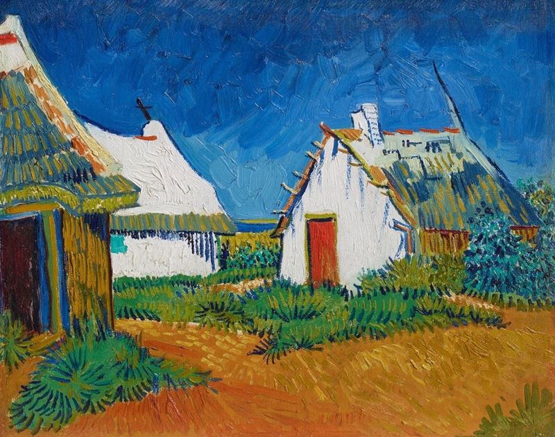 Picture for White Cottages at Saintes-Maries, 1888