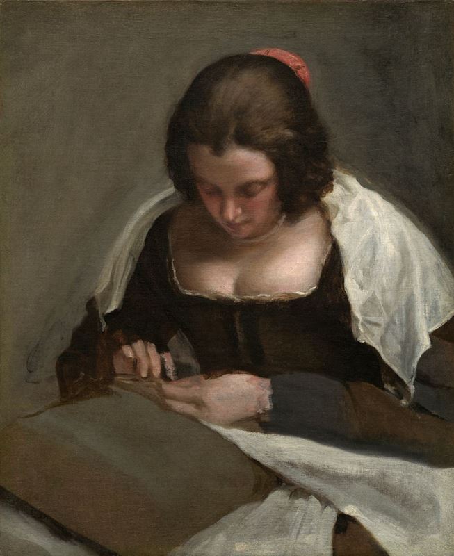 Picture for The Needlewoman, c. 1640-1650