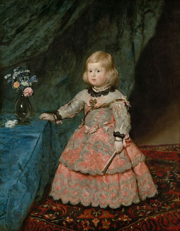 Picture for Infanta Margarita, 1654, Oil on canvas, 128.5 x 100 cm, Kunsthistorisches Museum, Vienna, Austria.