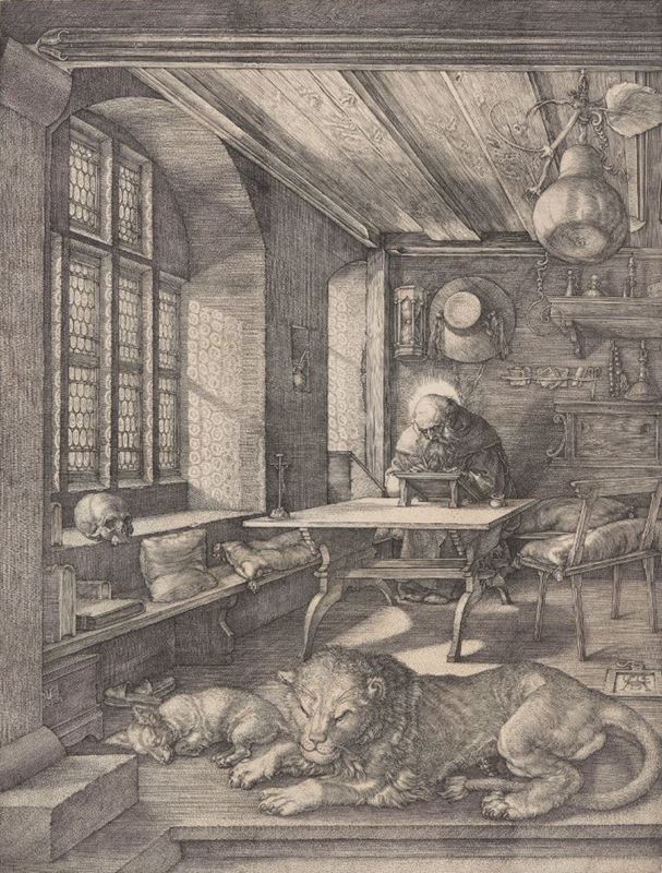Aziz Hieronymus Çalışma Odasında, 1514 resmi
