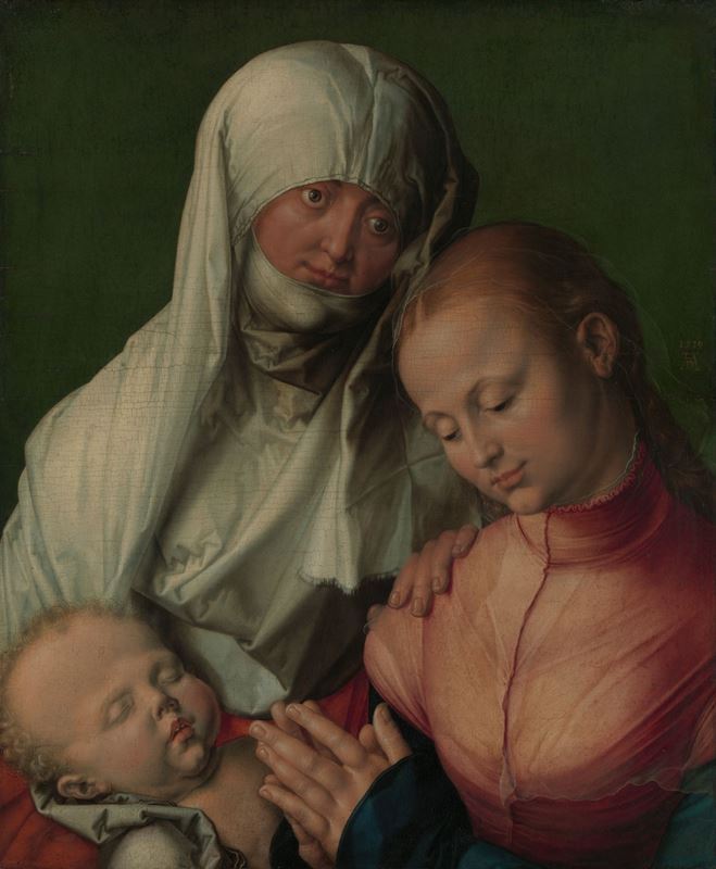 Bakire ve Çocuk ile Azize Anne, 1519 dolayları resmi