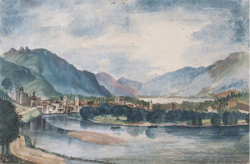 Trento’dan Görünüm, 1495 resmi