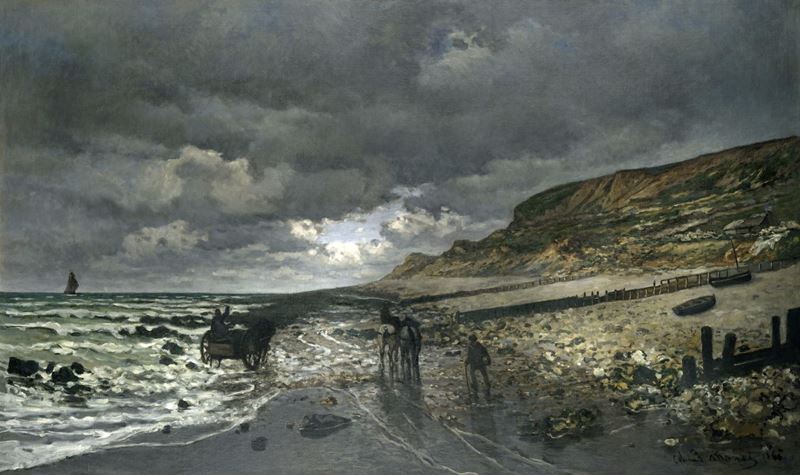 Picture for La Pointe de la Hève at Low Tide, 1865