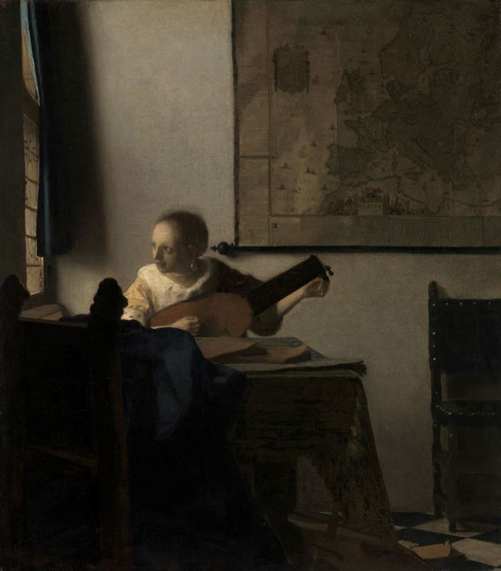 Picture for Woman with a Lute, c. 1662-1663