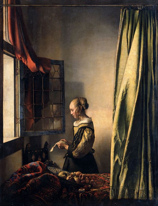 Picture for Girl Reading a Letter at an Open Window, c. 1659