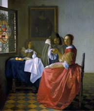 Şarap Bardaklı Kız, 1659-1660
