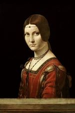 Show Portrait of an Unknown Woman (La Belle Ferronière), c. 1490 details