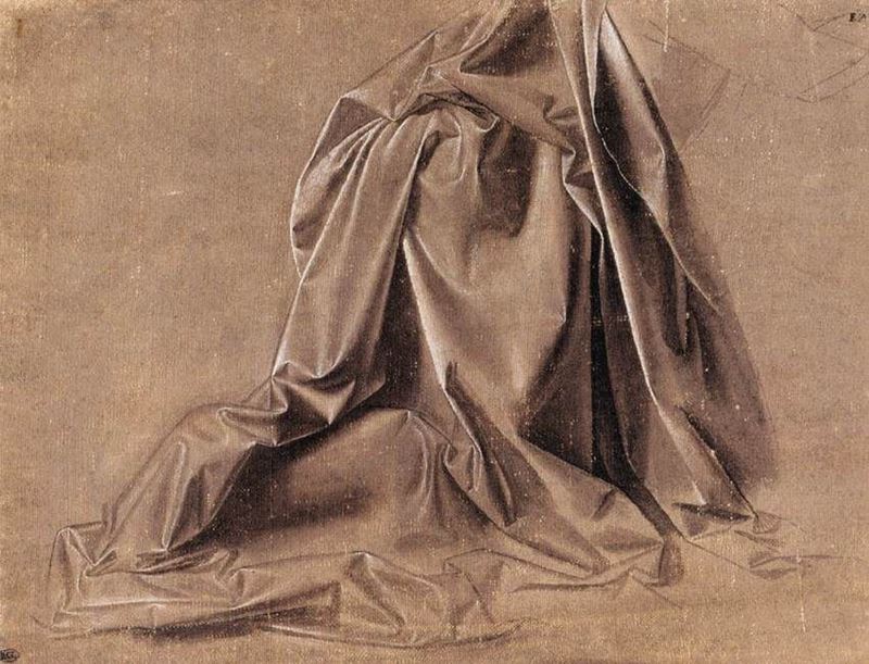 Picture for Drapery for a seated figüre, c. 1472-1475