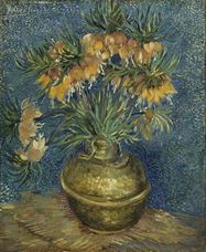 Show Imperial Fritillaries in a Copper Vase, 1887 details