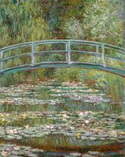 Show Bridge over a Pond of Water Lilies, 1899 details