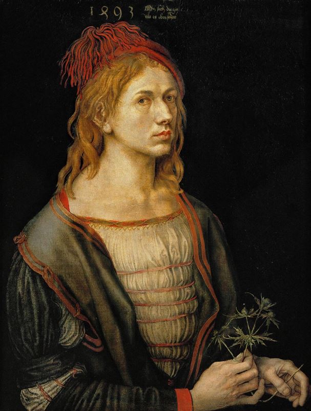 Picture for Self-Portrait of the Artist Holding a Thistle, 1493