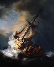 Show The Storm on the Sea of Galilee, 1633 details