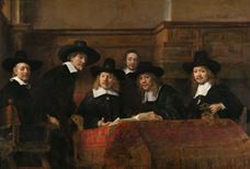 Show The Sampling Officials of the Amsterdam Drapers Guild, 1662 details