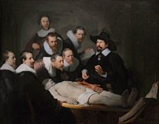 Show The Anatomy Lesson of Dr. Nicolaes Tulp, 1632 details