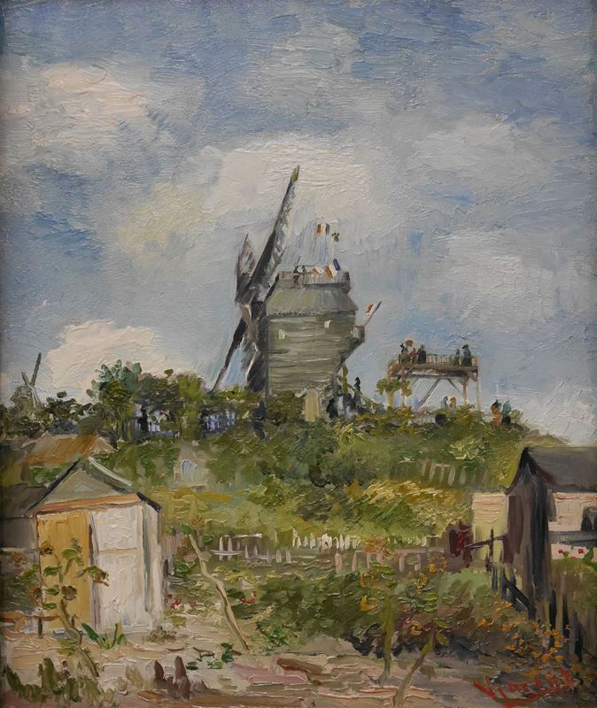 Moulin de la Galette, 1886 resmi