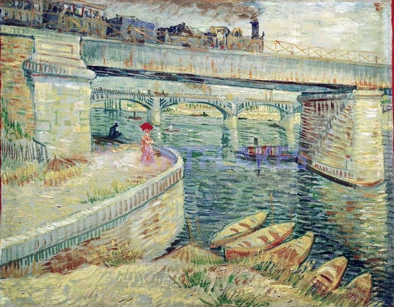 Picture for Bridges Across the Seine at Asnières, 1887