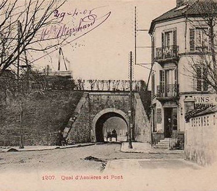 Alt Geçit Köprüsü ile Karayolu, 1887 picture