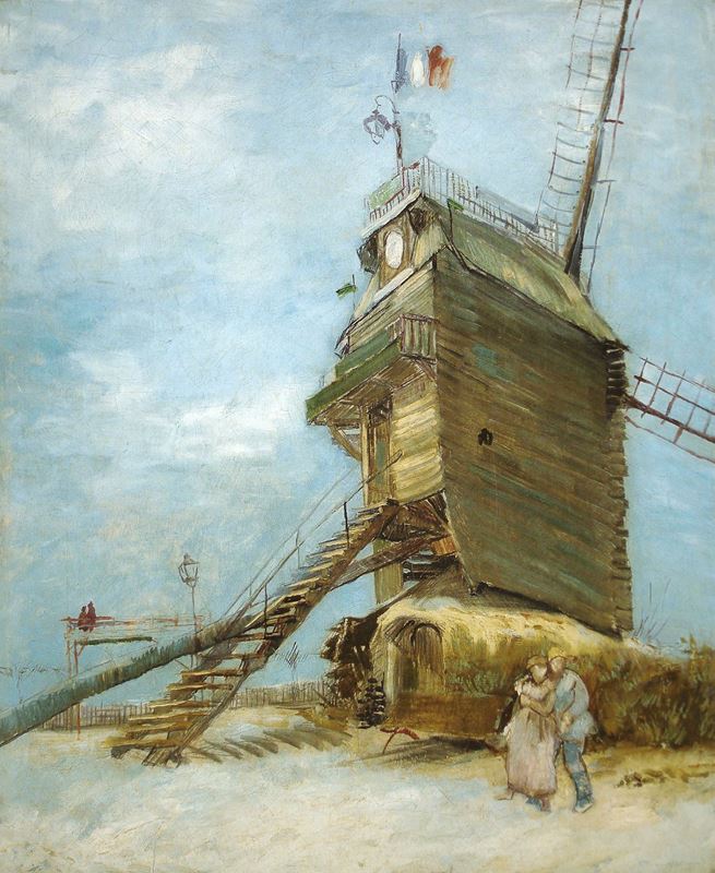 Moulin Blute-Fin'de Bir Çift, 1886 resmi