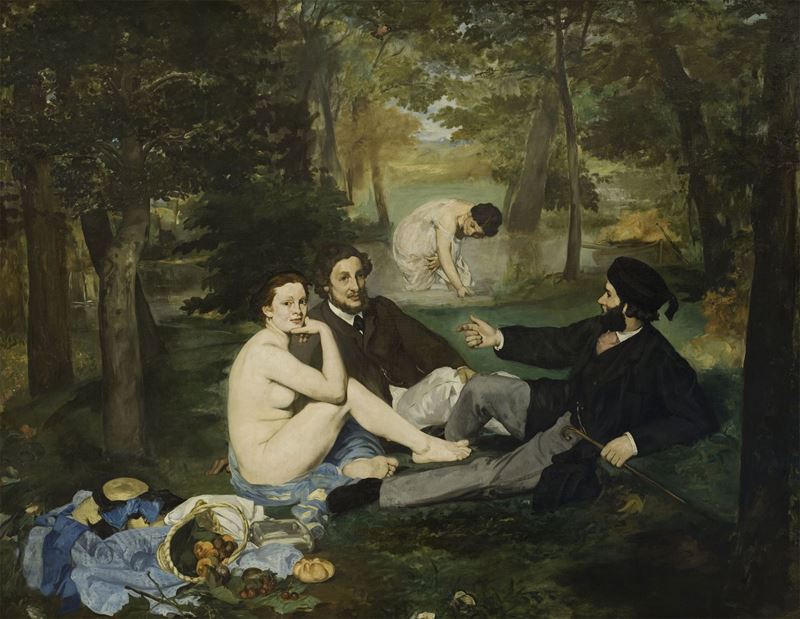 Kırda Öğle Yemeği, 1863 resmi