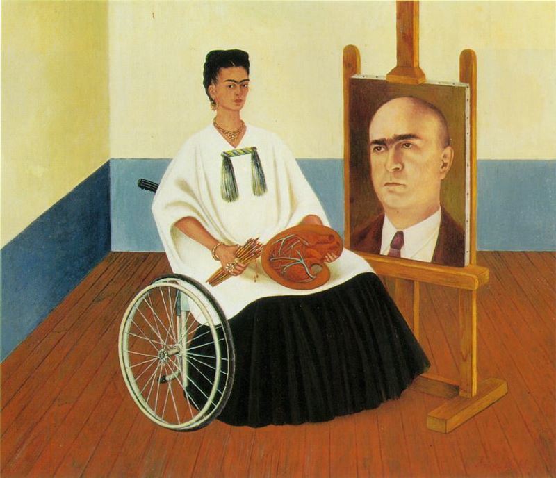 Picture for Self-Portrait with the Portrait of Dr. Farill, 1951