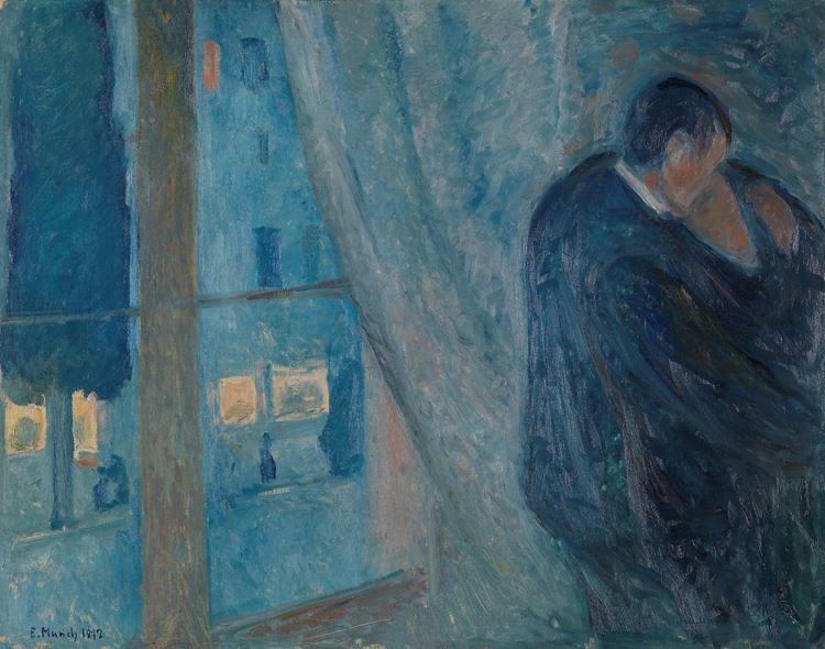 Edvard Munch, Öpücük, 1892 picture