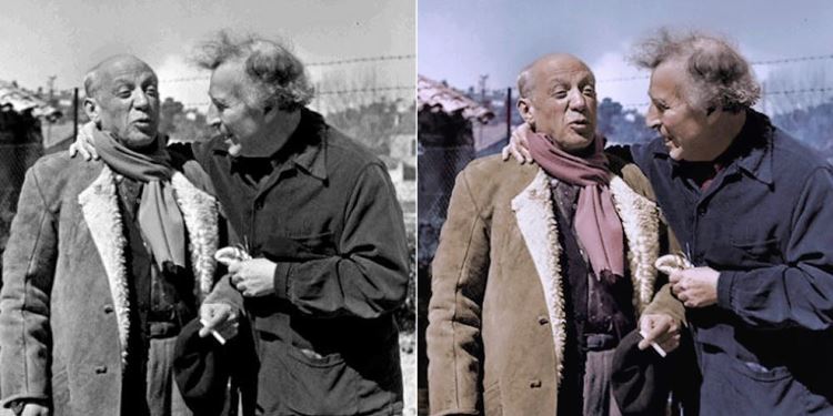 Pablo Picasso ve Marc Chagall picture