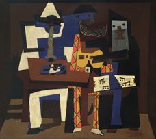 Show Three Musicians, 1921 details