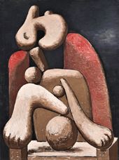 Show Woman in a Red Armchair, 1932 details