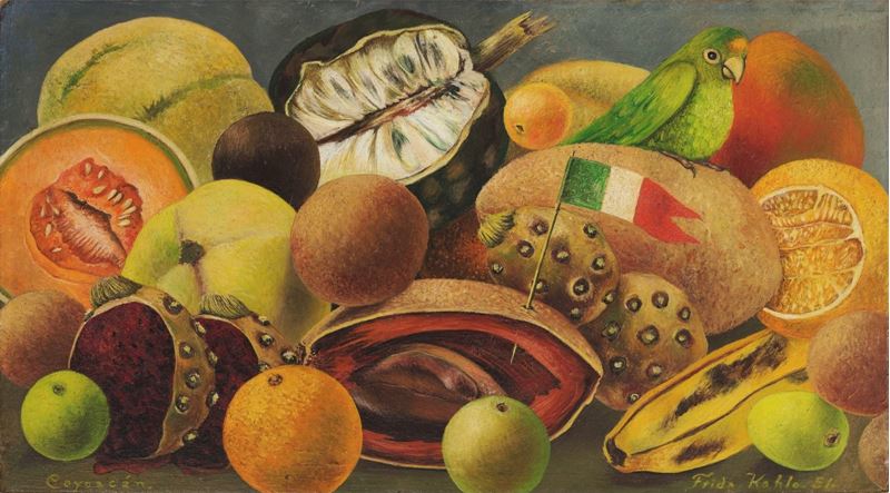 Picture for Still Life with Parrot and Flag, 1951