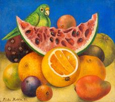 Show Still Life with Parrot and Fruit, 1951 details