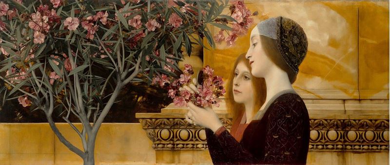 Picture for Two Girls with Oleander, 1890-1892