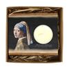 Vermeer - İnci Küpeli Kız - Ahşap Mumluk