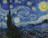 Van Gogh - Yıldızlı Gece - Ahşap Mumluk
