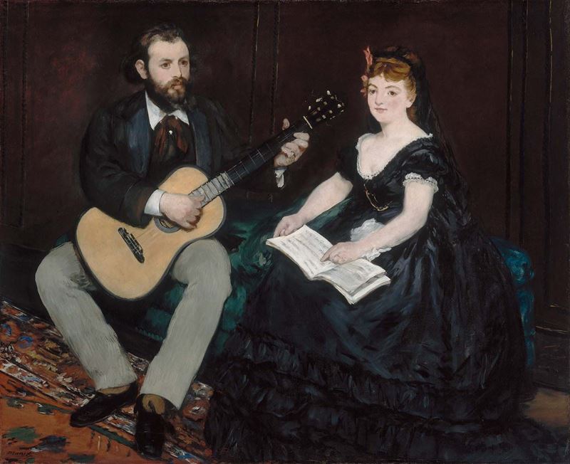 Müzik Dersi, 1870 resmi