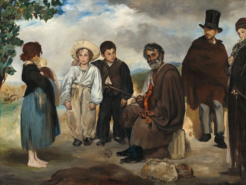 Picture for The Old Musician, 1862