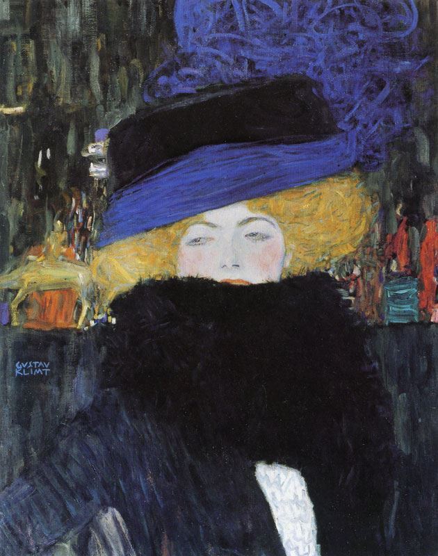 Picture for Lady with Hat and Feather Boa, 1909