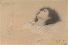 Show Head Study of a Reclining Girl, Two Hand Studies, 1886-1887 details