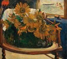 Show Sunflowers on an Armchair, 1901 details