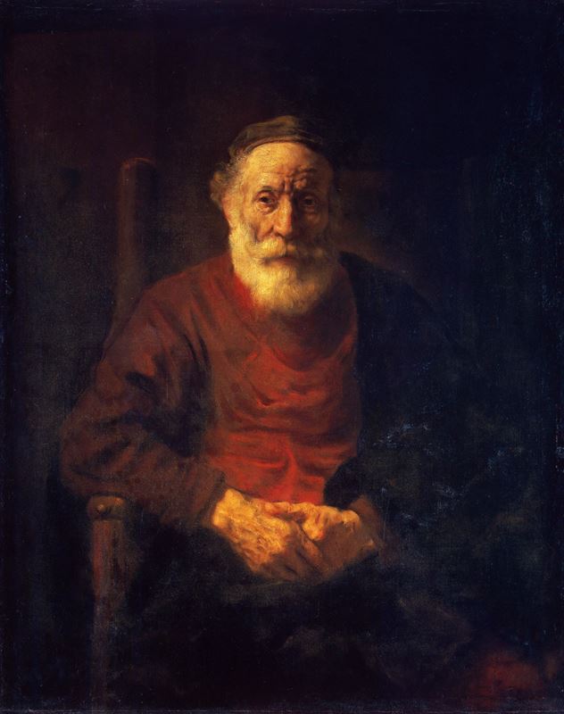 Picture for Portrait of an Old Man in Red, 1652-1654