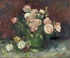 Show Roses and Peonies, 1886 details