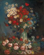 Show Still Life with Meadow Flowers and Roses, 1886-1887 details