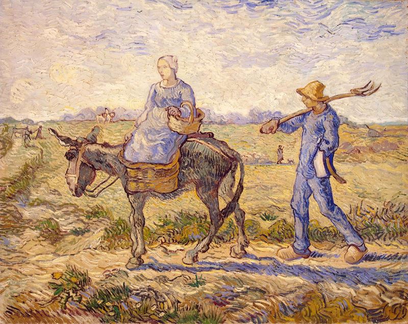 Picture for Morning. Going to Work (after Millet ), 1890