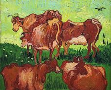 Show Cows (after Jordaens), 1890 details