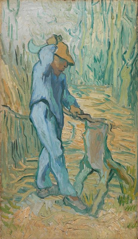 Picture for Woodcutter (after Millet), 1889