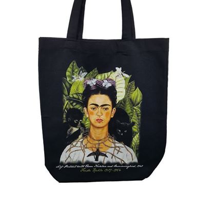 Frida Kahlo - Dikenli Kolye ve Sinekkuşu ile Otoportre - Çantaa