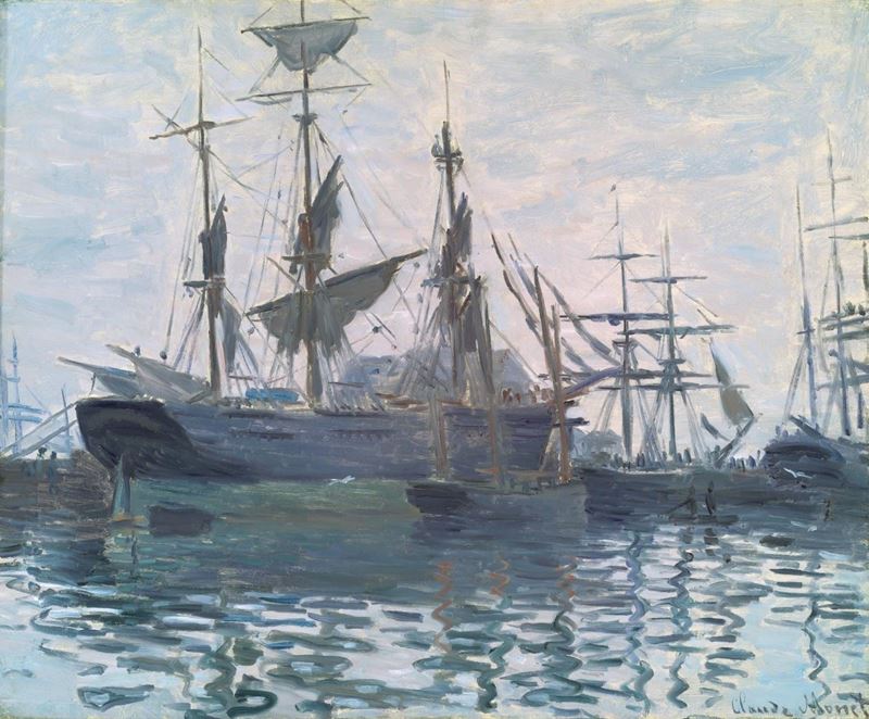 Picture for Ships in a Harbor, c.1873