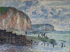 Show Cliffs of the Petites Dalles, 1880 details